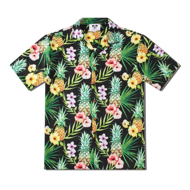 Hawaiian Shirt for Men Pineapple Printed design