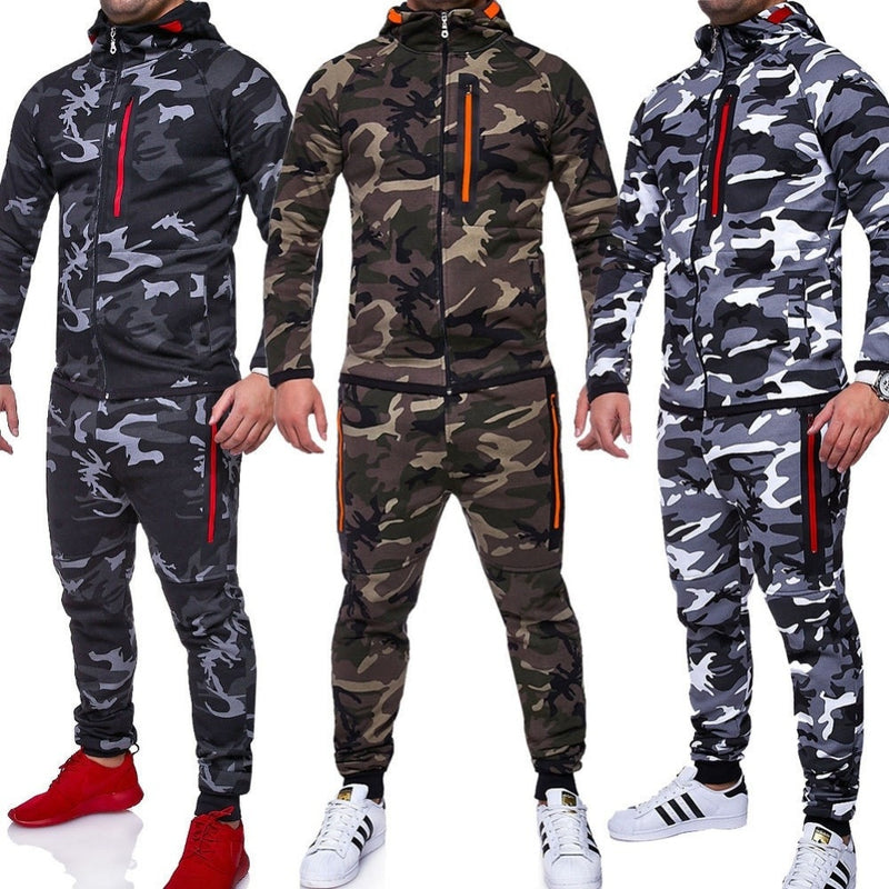 Men Sets Camouflage Jacket