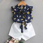 Children Clothes Suits 2020 Syle Sleeveless Folk-Custom Girls