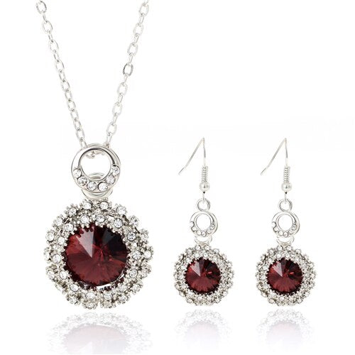 Cubic Zirconia Wedding Jewelry Sets