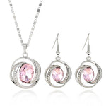 Cubic Zirconia Wedding Jewelry Sets