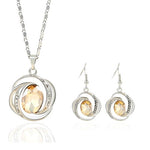 Cubic Zirconia Wedding Jewelry Sets