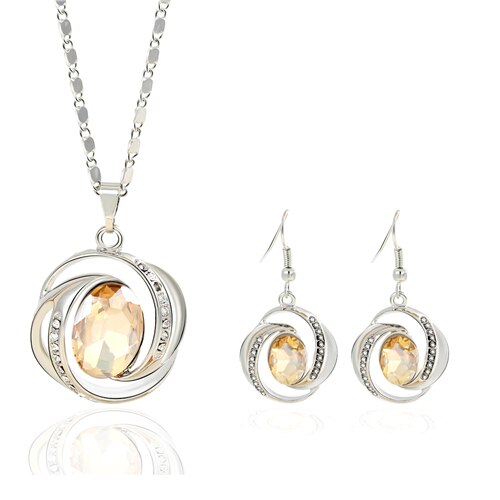 Cubic Zirconia Wedding Jewelry Sets