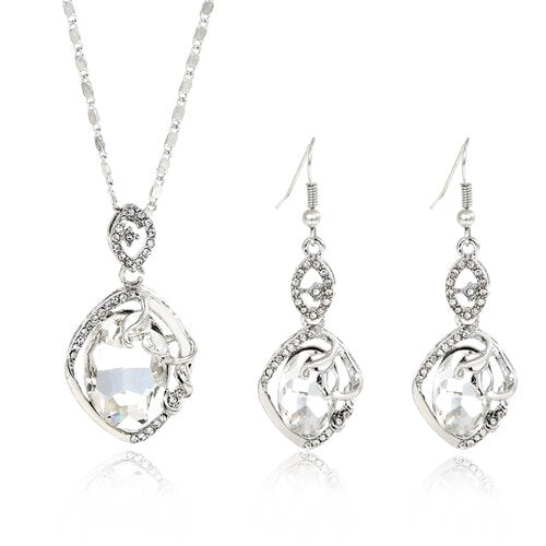 Cubic Zirconia Wedding Jewelry Sets