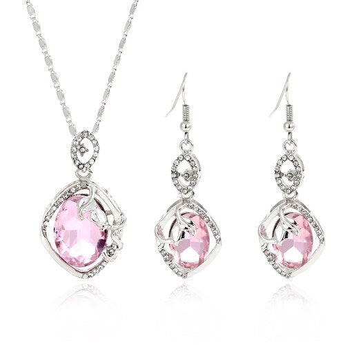 Cubic Zirconia Wedding Jewelry Sets