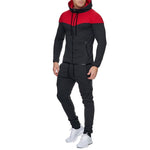 Mens Track Suit Casual 2 Piece Set Fashion