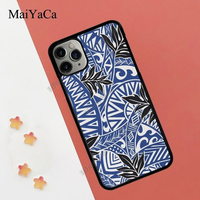 MaiYaCa Maori Tribal Samoan Polynesian Print TPU Case For iPhone 11 Pro Max XR X XS Max 5S SE 2020 6S 7 8 Plus Cover Coque