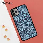 MaiYaCa Maori Tribal Samoan Polynesian Print TPU Case For iPhone 11 Pro Max XR X XS Max 5S SE 2020 6S 7 8 Plus Cover Coque