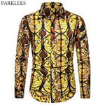 Fashion Dashiki Print African Shirt Men