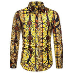 Fashion Dashiki Print African Shirt Men