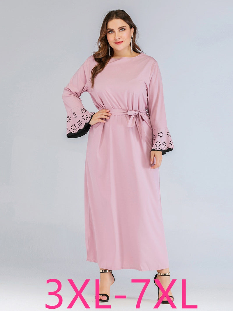 New spring autumn plus size long dress for