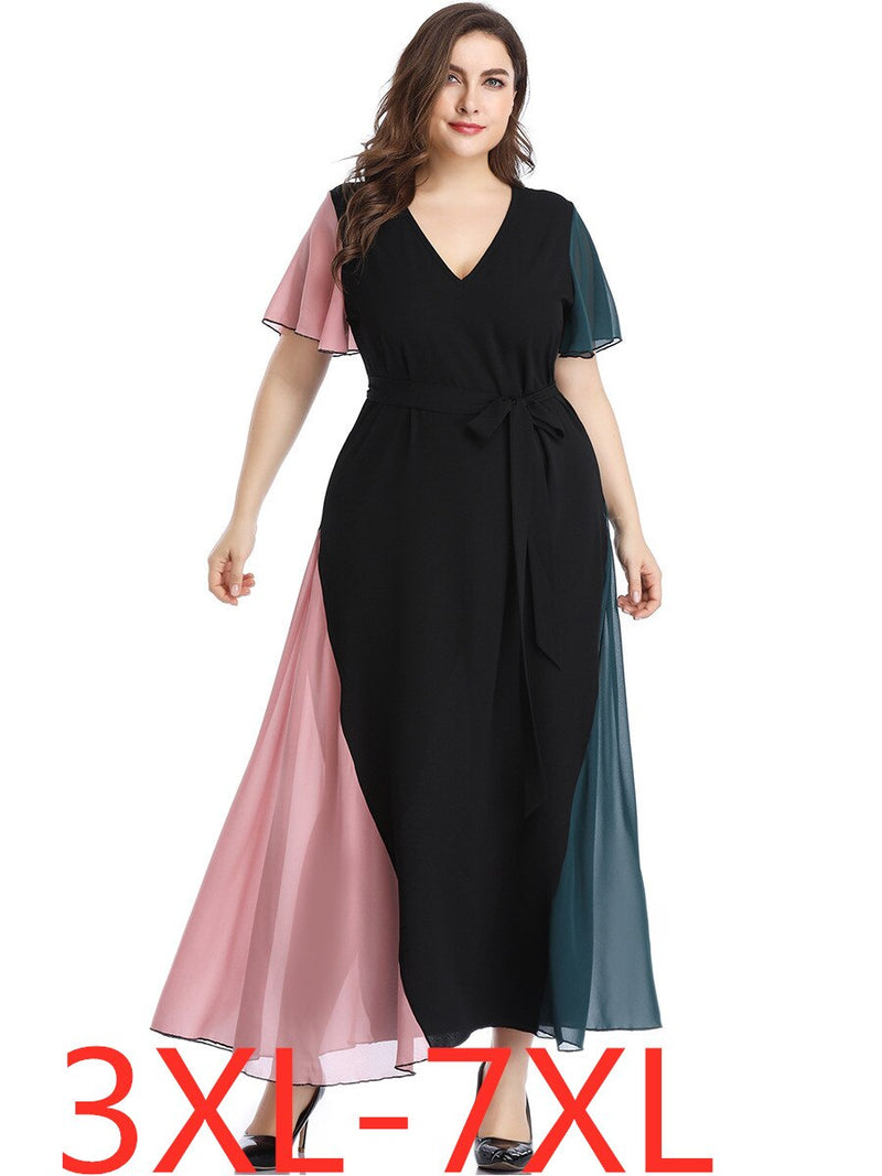 2020 summer plus size long dresses for women