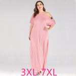 2020 summer plus size long maxi dress for women