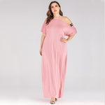 2020 summer plus size long maxi dress for women