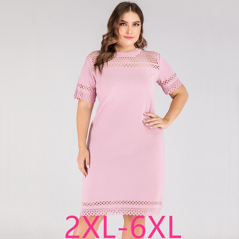 Spring summer plus size dress for women