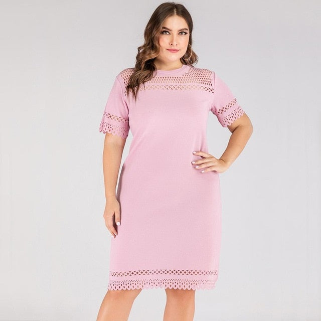 Spring summer plus size dress for women