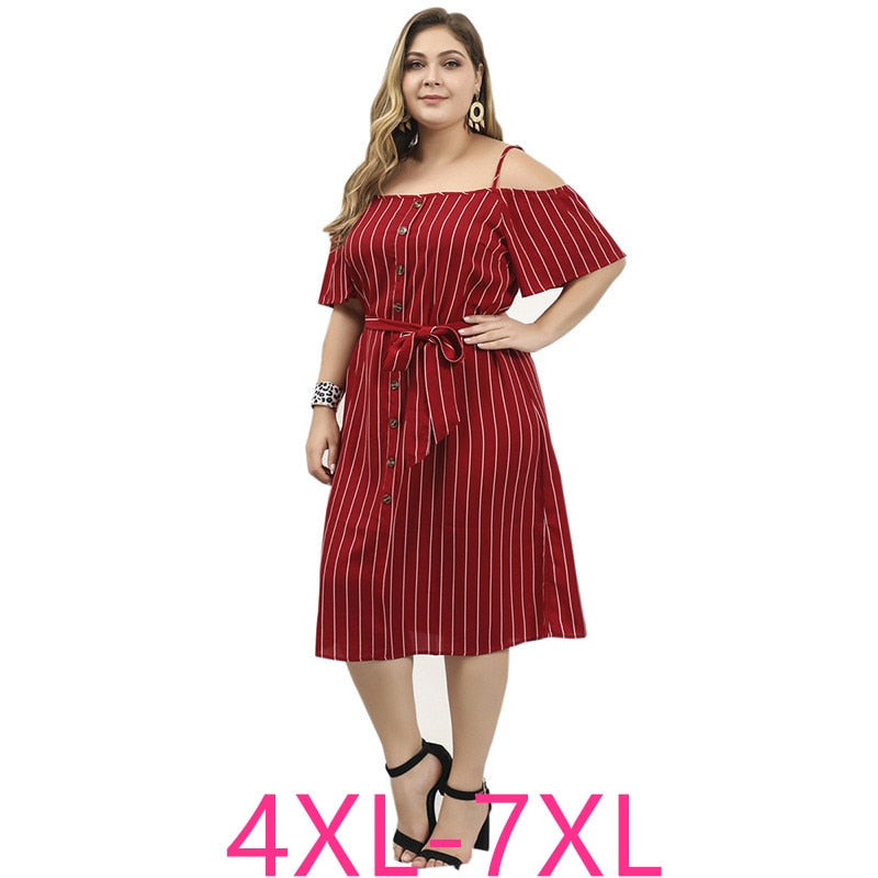 Female new summer plus size long slip dress for women