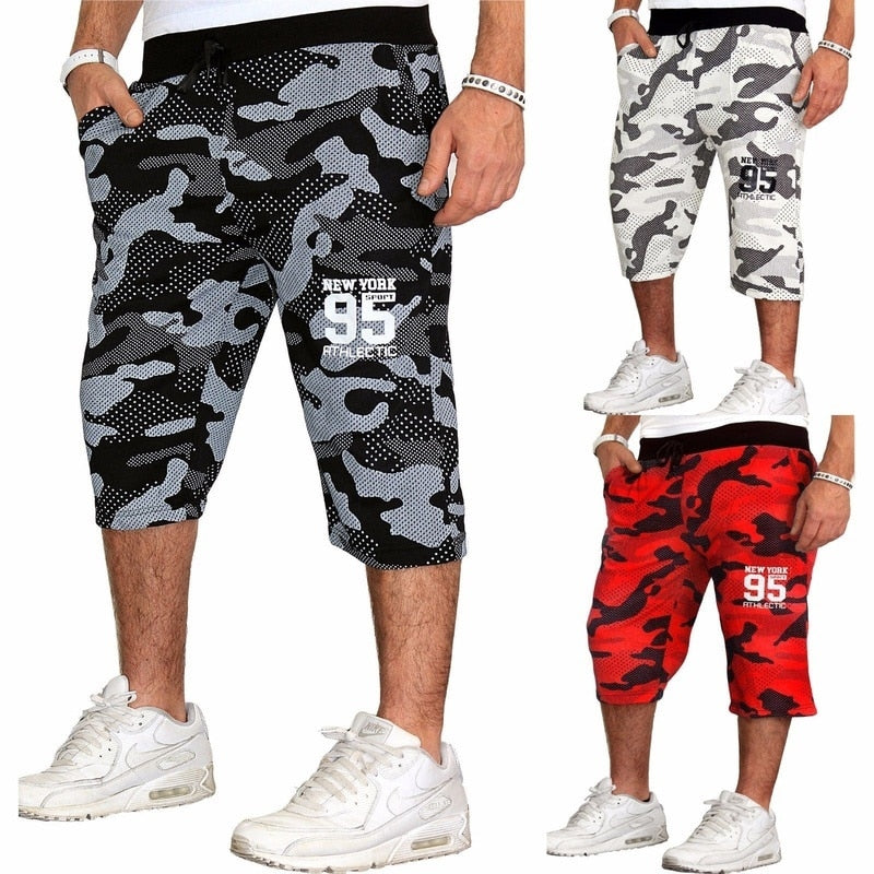 Summer Men Shorts Print Camouflage Casual Shorts