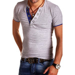 Casual Slim T-shirt Zogaa Men T Shirt