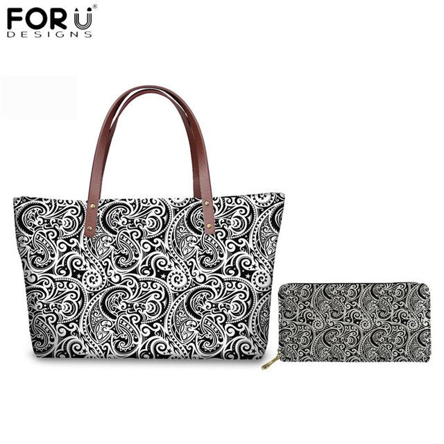 2pcs/Set Fashion Women Handbags Poly design