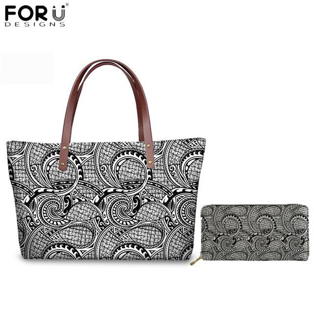 2pcs/Set Fashion Women Handbags Poly design