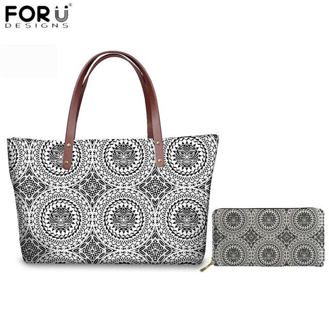 2pcs/Set Fashion Women Handbags Poly design