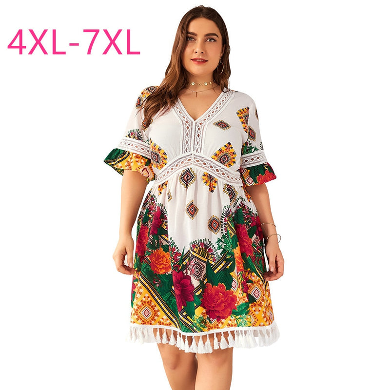 2020 summer plus size dress for women