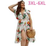 New summer plus size long dress for women