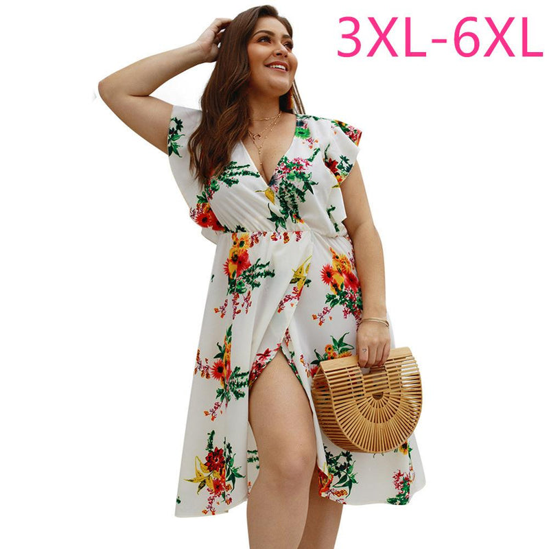 New summer plus size long dress for women