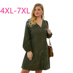 2020 new spring autumn plus size dress for women