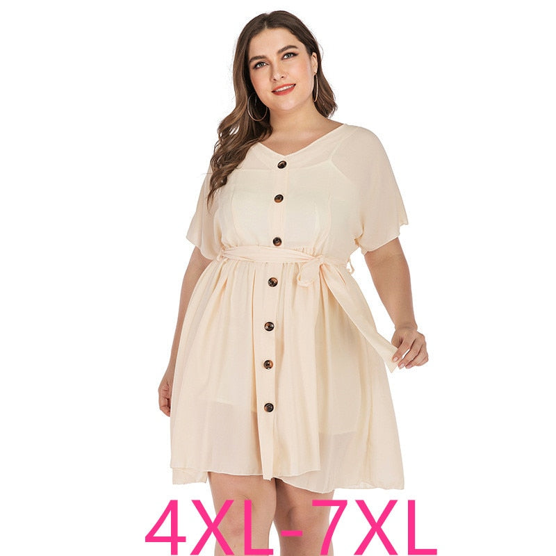 Summer plus size dress for women