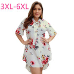 New summer plus size midi dress for women