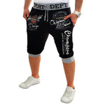 Summer Men Casual Shorts Boys Knit Sweatpants