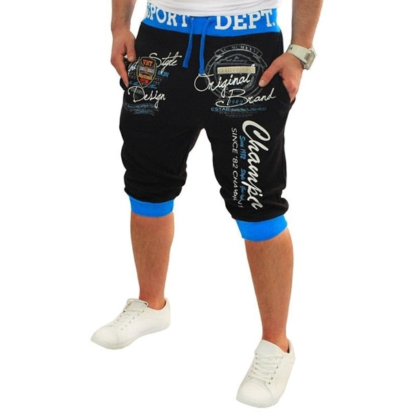 Summer Men Casual Shorts Boys Knit Sweatpants