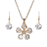 Fashion Nigerian Water Drop Flower Jewelry Sets