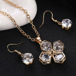 Fashion Nigerian Water Drop Flower Jewelry Sets