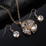 Fashion Nigerian Water Drop Flower Jewelry Sets