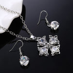 Fashion Nigerian Water Drop Flower Jewelry Sets