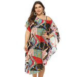 2020 summer new plus size long beach dress