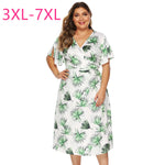 2020 new summer plus size long dress for women