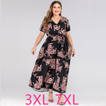 2020 summer plus size long dress for women