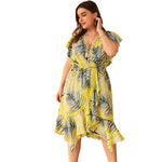 New summer plus size long dress for women