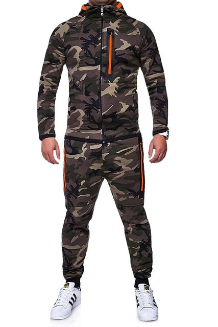 Men Sets Camouflage Jacket