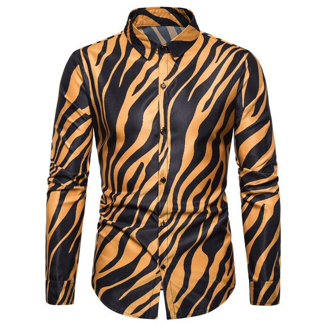 Men's Sexy Leopard Print Shirt