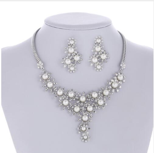 Bridal Simulated Pearl Jewellery Sets