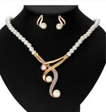 Bridal Simulated Pearl Jewellery Sets