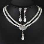 Bridal Simulated Pearl Jewellery Sets