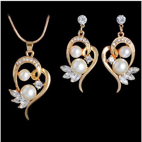 Bridal Simulated Pearl Jewellery Sets