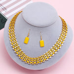 Colorful Square Shape Jewelry Sets For Women