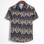 Fashion Print Hawaiian Shirt for Men